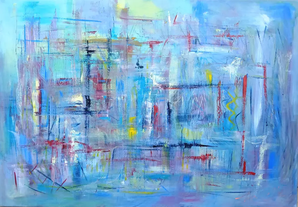 Echi del silenzio, oil painting, cm. 100x70