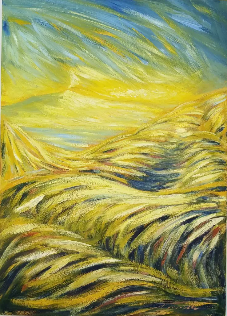 Luglio, oil painting, cm 50x70