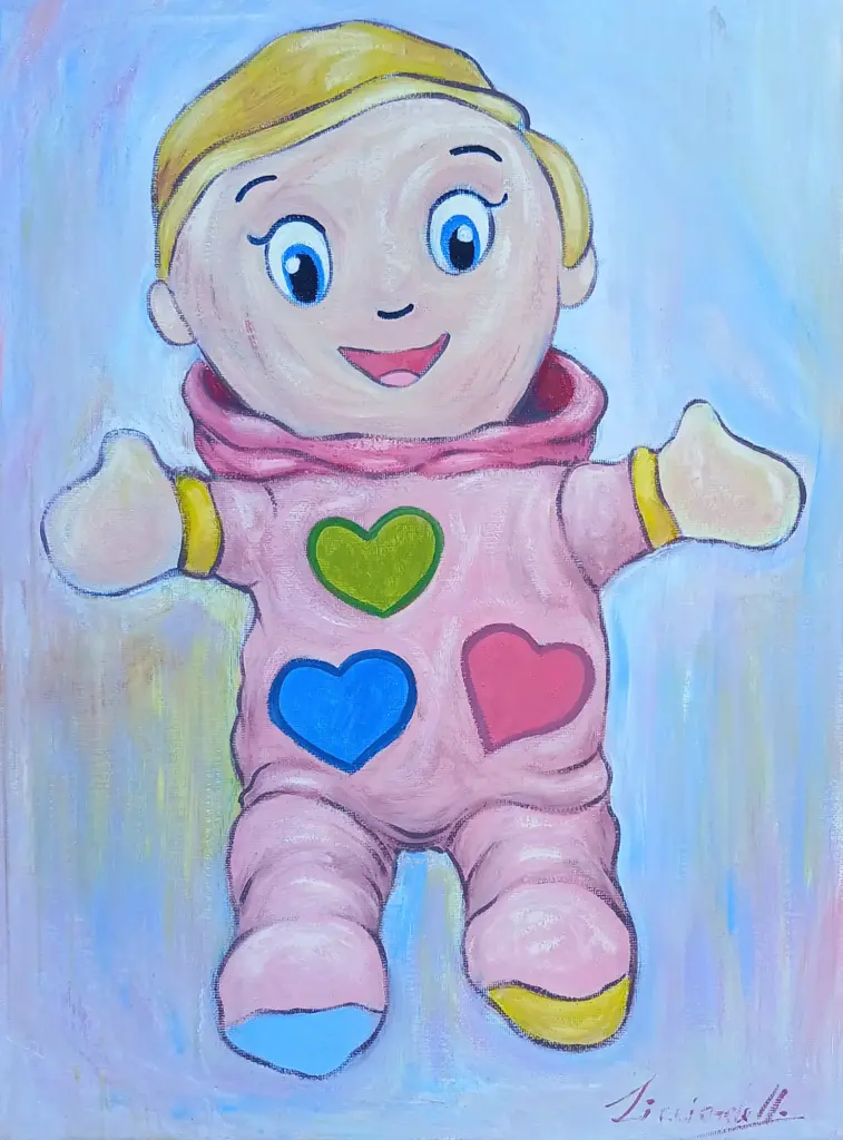 Mimmo, oil painting, cm. 30x40