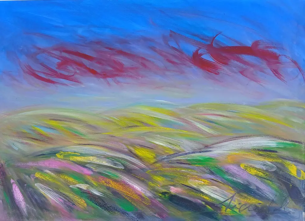 Giugno, oil painting, cm. 50x70