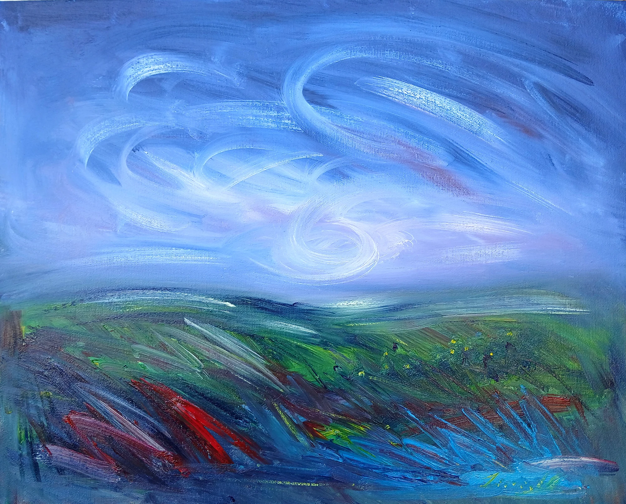 Il temporale, oil painting, cm. 70x50